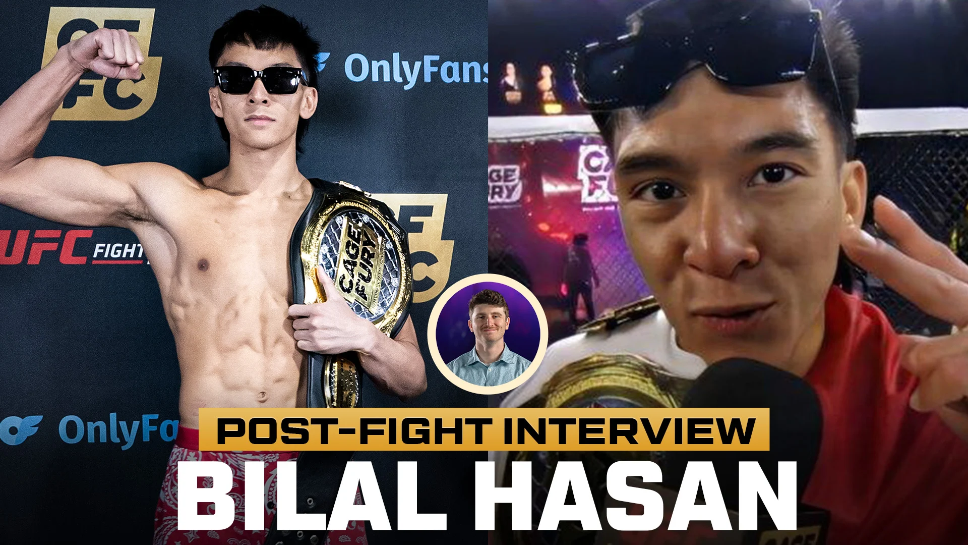 Bilal Hasan Raih Kontrak UFC Setelah Menang TKO 45 Detik