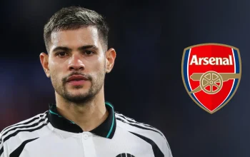 Bruno Guimarães Resmi Bergabung dengan Arsenal, Siap Menghadapi Tantangan Baru