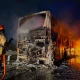 Bus Gunung Harta Terbakar di Tol Nganjuk, 30 Penumpang Selamat Berkat Aksi Cepat Kru