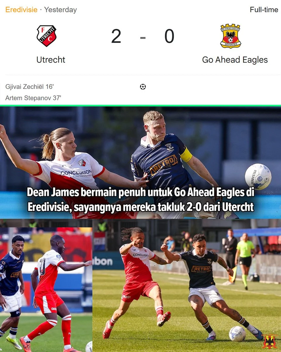 Go Ahead Eagles vs Willem II: Nathan Tjoe-A-On Tampil Penuh, Dean James Andalkan Kepercayaan Pelatih