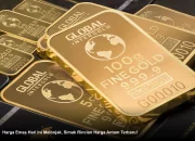 Harga Emas Antam Melonjak, Simak Rincian Harga Emas 24 Karat di Antam dan Global