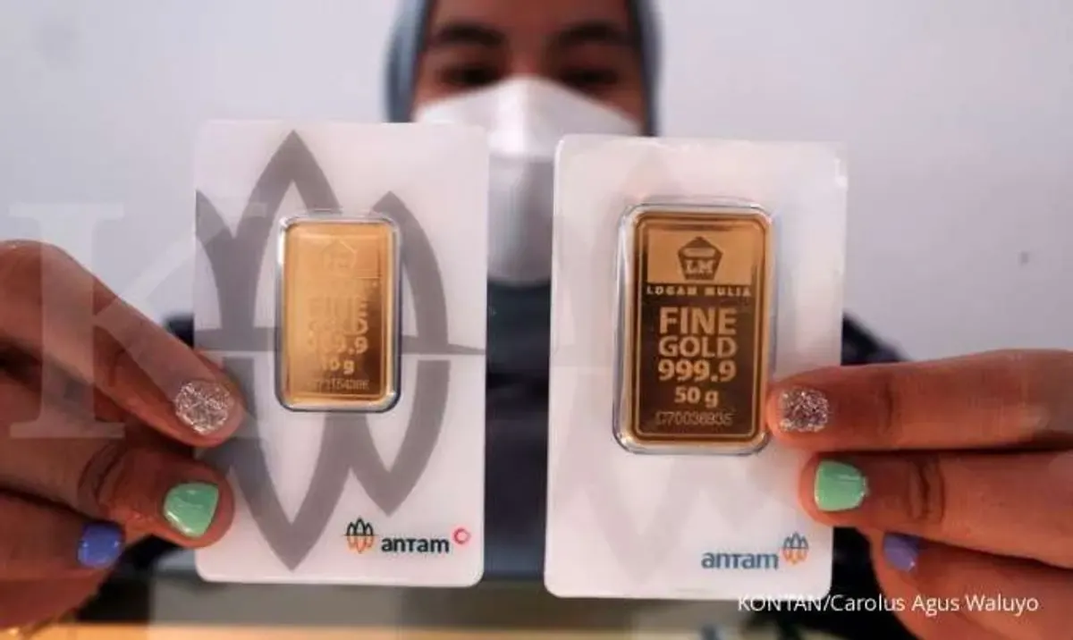 Harga Emas Antam Turun Rp 20.000, Cek Rincian Terbarunya