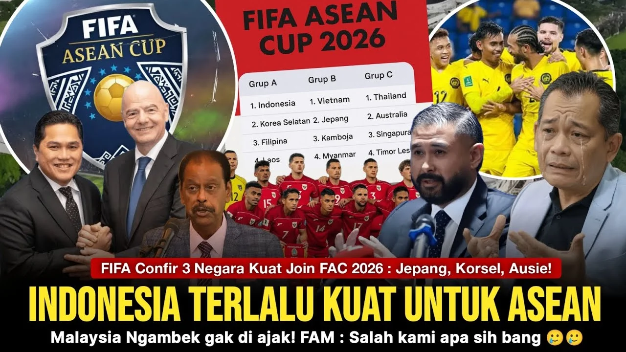 Indonesia Siap Tantang Malaysia di FIFA ASEAN Cup 2026