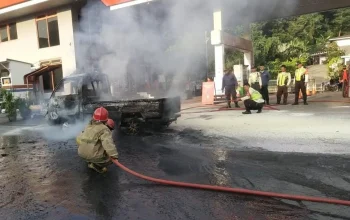 Kebakaran SPBU Cemplang Bogor: Mobil Terbakar Saat Isi BBM, Diduga Akibat Korsleting Aki