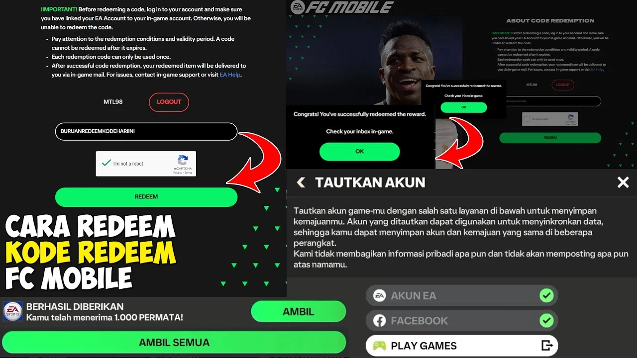 Kode Redeem FC Mobile Terbaru: Cara Klaim dan Manfaatnya