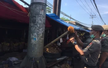 Pasar Cisalak Depok Mengalami Penataan, Ratusan Lapak Ilegal Dibongkar