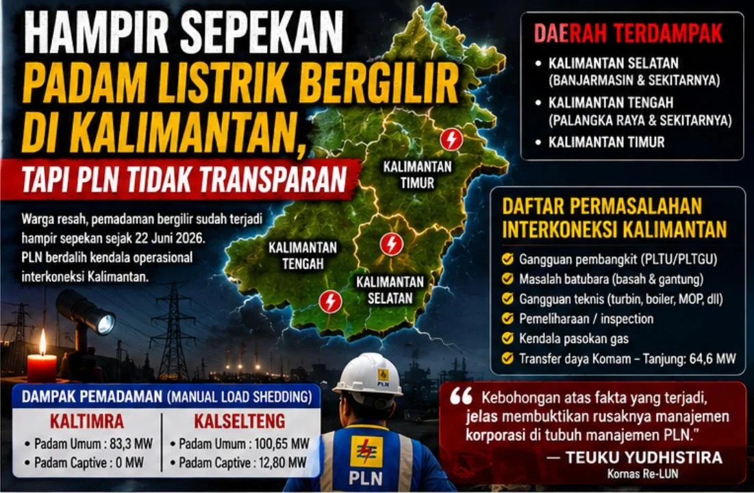 Pemadaman Listrik Bergilir di Kalimantan: Sebuah Masalah yang Belum Terpecahkan