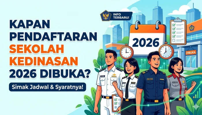 Pendaftaran Sekolah Kedinasan 2026 Dibuka, Simak Jadwal dan Syaratnya
