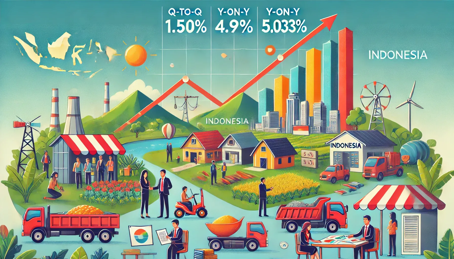 Pertumbuhan Ekonomi Indonesia Stabil, Ini Faktor Penyebabnya