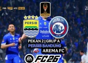 Piala Presiden 2026: Persija Jakarta vs Arema FC dan Persib Bandung vs Persebaya Surabaya