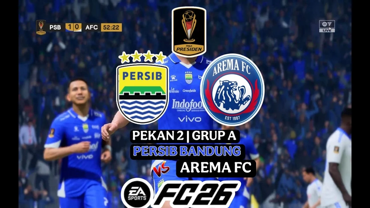 Piala Presiden 2026: Persija Jakarta vs Arema FC dan Persib Bandung vs Persebaya Surabaya