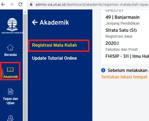 Registrasi Mata Kuliah UT Purwokerto Ditutup 5 Agustus: Mahasiswa Baru Bisa Ikuti PKBJJ Lebih Awal