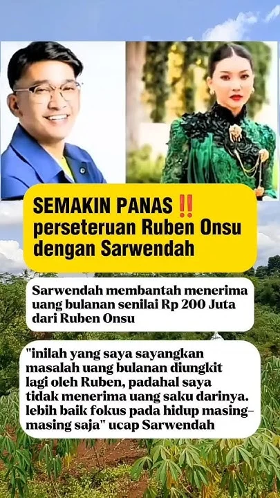 Ruben Onsu Menghadapi Perseteruan dengan Sarwendah, Sosok di Balik Kasur Endorse Terungkap