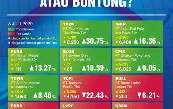 Saham BACH Hingga BAJA Jadi Top Gainers Sepekan di Bursa Efek Indonesia