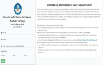 Survei Lingkungan Belajar 2026: Pendaftaran, Jadwal, dan Informasi Lengkap