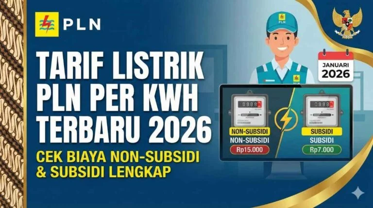 Tarif Listrik PLN per kWh Agustus 2026: Rincian dan Penjelasan Lengkap