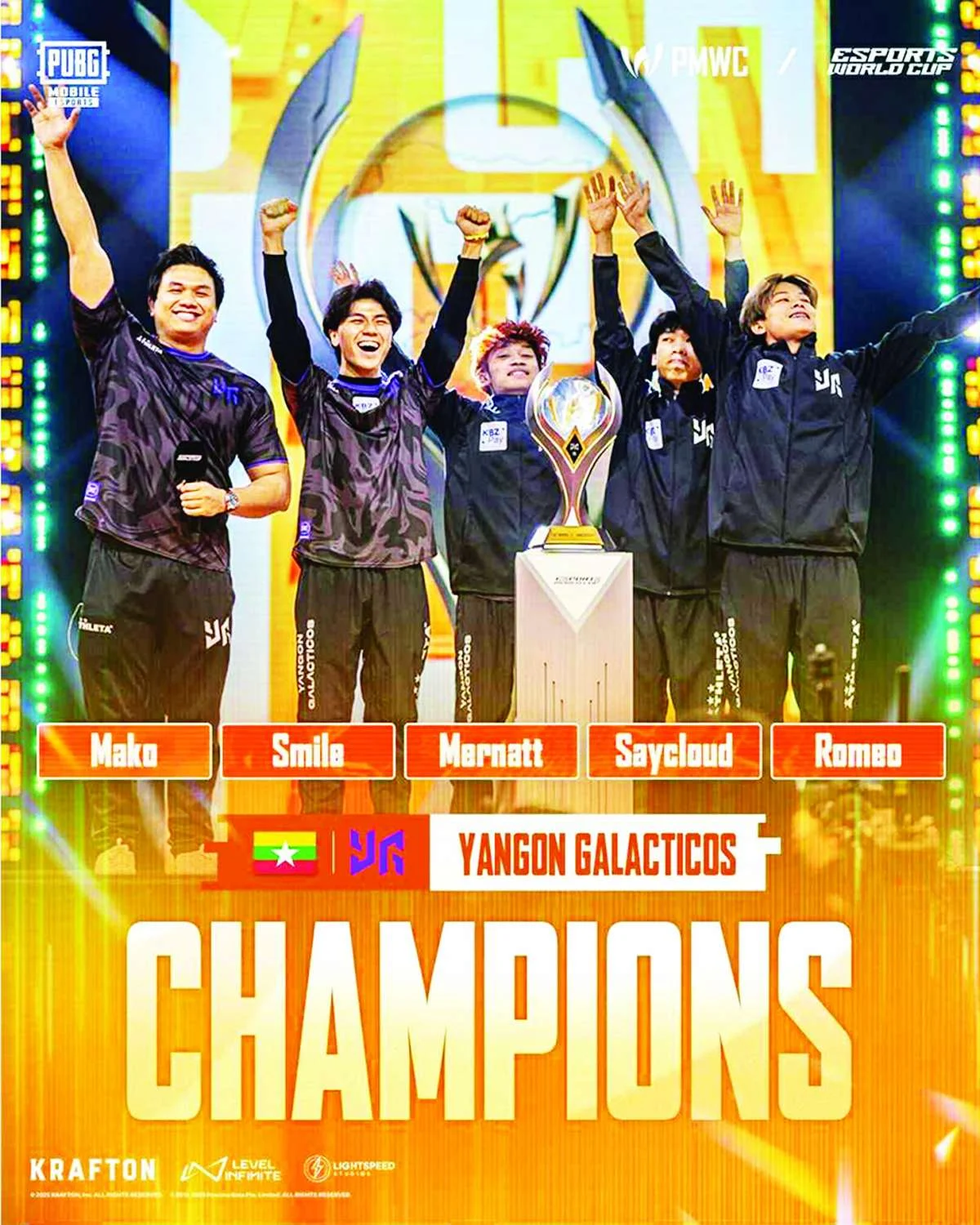 Team Spirit dan Yangon Galacticos Berebut Gelar di Grand Final MSC 2026