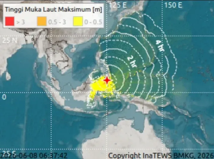 Waspada Tsunami: Gempa M7.7 Guncang NTT, BMKG Terbitkan Peringatan Dini